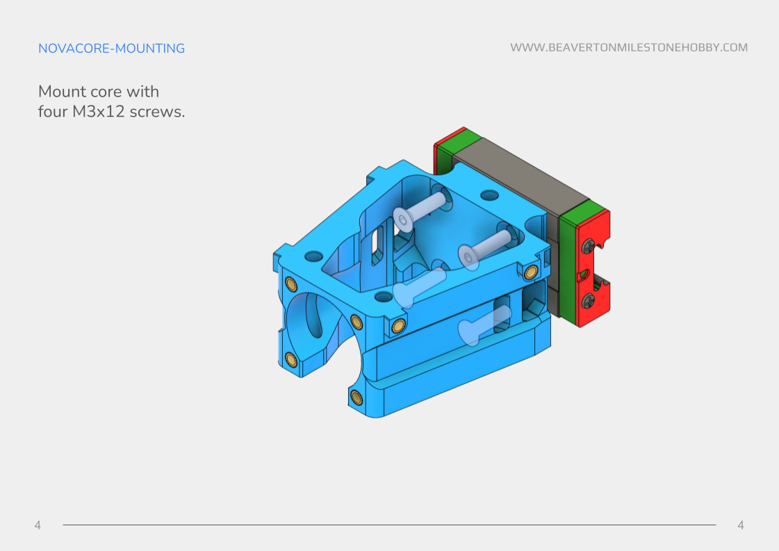 Hypernova Printhead build step seventeen
